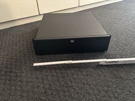 19 Zoll Rackschublade 3 HE Metall schwarz abschliessbar 48 c