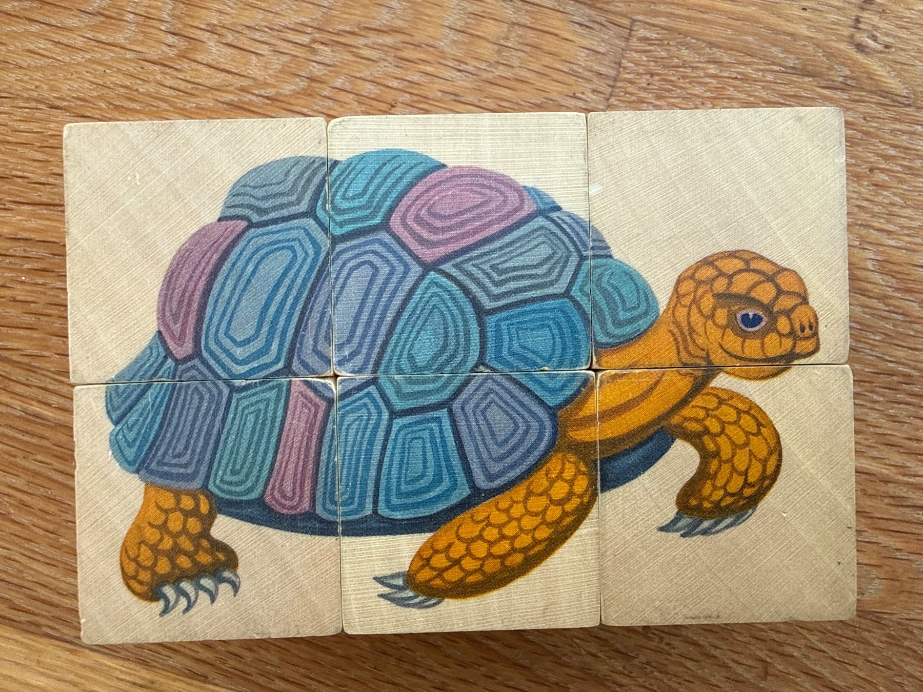 Puzzle: Holz Klötzli Puzzle, 6-teilig – Usato da Basel venduto da pahn 3