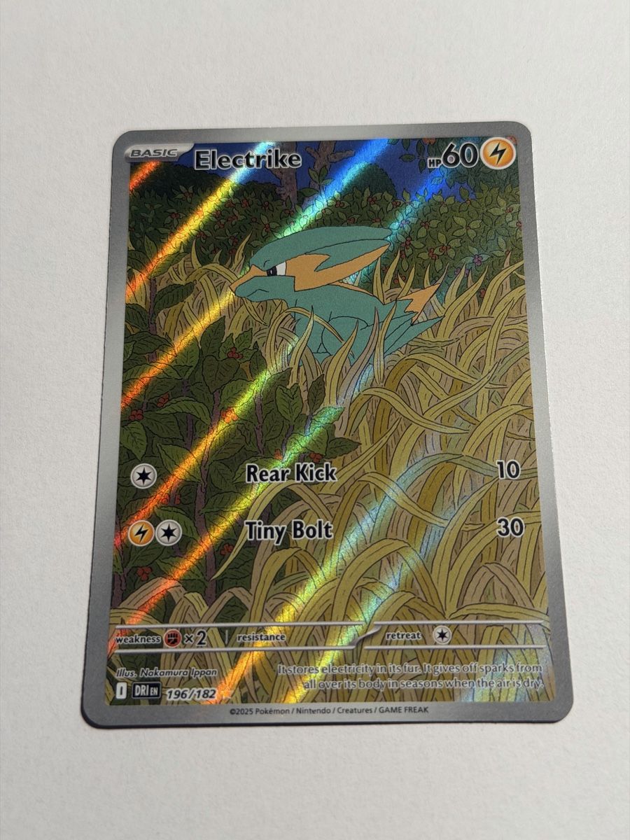 Pokémon Carte collezionabili: Pokemon Electrike AR 196/182 EN – Usato da Uster venduto da l_cards 1