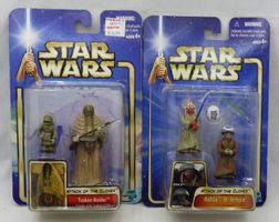 STAR WARS ATTACK CLONES TUSKEN RAIDER + ASHLA & JEMPA 2002