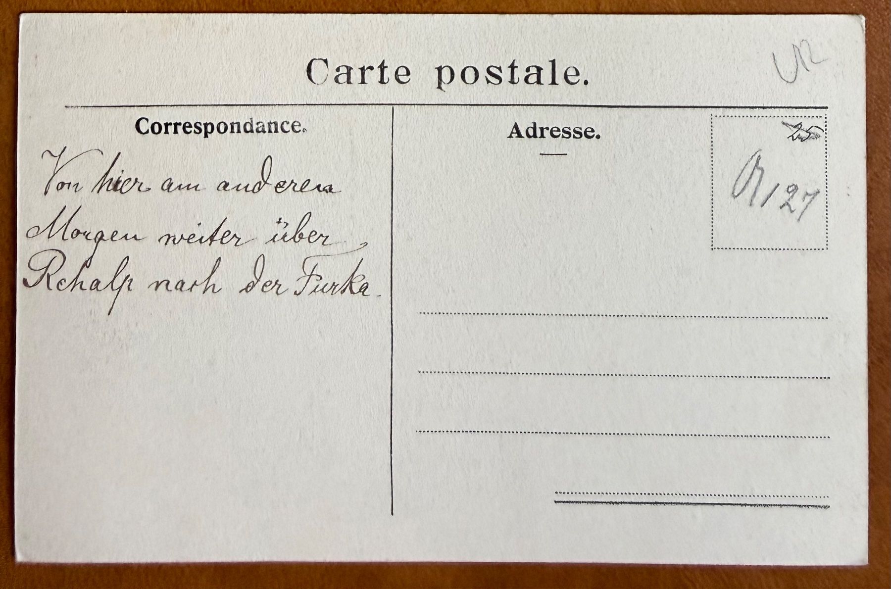 Cartoline postali: Hospental - Panorama 1921 – Usato da Lutry venduto da Ediego 1