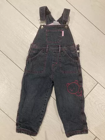 Latzhose Jeans gefüttert gr 92/98