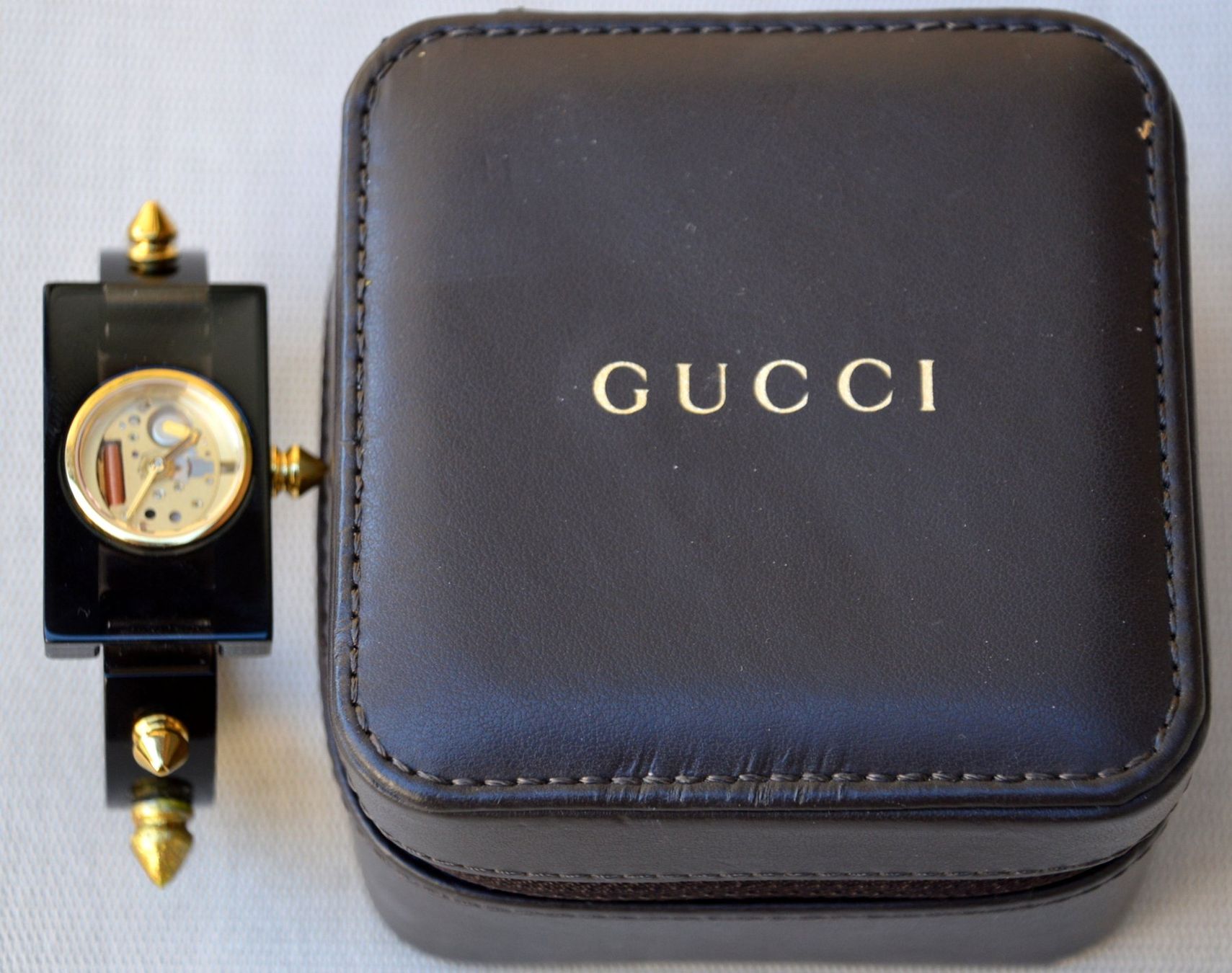 Gucci Orologi: Gucci Plexi Skeleton Armbanduhr / montre – Usato da Collonges venduto da Auganien 5