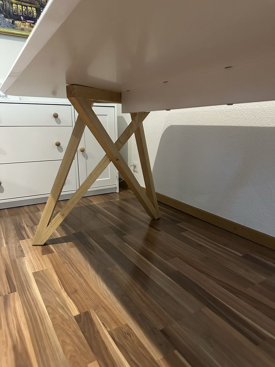 Tische: Esstisch weiss lackiert- 180x90cm – Gebraucht aus Liestal von esr_9y9c 4