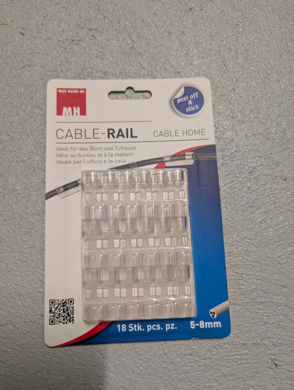 Altro Materiale elettrico: Max Hauri Cable Home Kabelclips-Set – Nuovo e nell'imballaggio originale da Aesch BL venduto da TheDudelidude