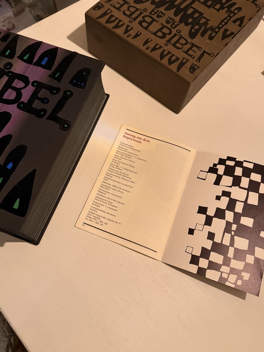 Libri: Bibel Hundertwasser 1995 – Usato da Lobsigen venduto da Ailujailuj 7