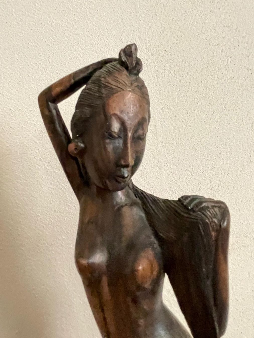 Statuette: 3 Holzfiguren aus Bali, Handarbeit – Usato da Schwerzenbach venduto da Tamama 7
