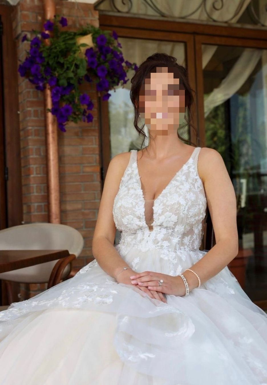 Vestiti: Hochzeitskleid Weiss Grösse 38 -  Wunderschön & einzigartig – Nuovo (secondo la descrizione) da Zürich venduto da caliente11 3