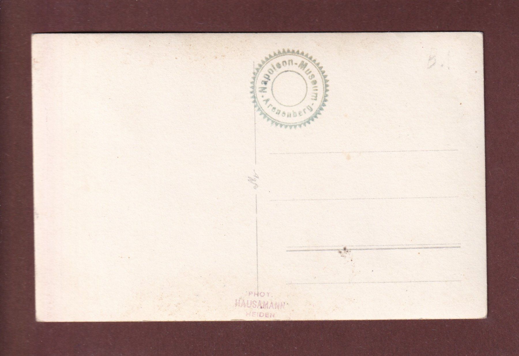 Cartoline postali: Foto Hausamann HEIDEN – Usato da Pully venduto da nicecards-shop 1