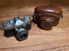 Zeiss Ikon Kamera + Tasche + Objektiv, Vintage