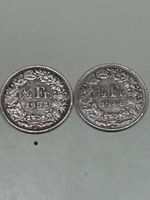 2x 50 Centesimi Svizzero 1944 - 1952