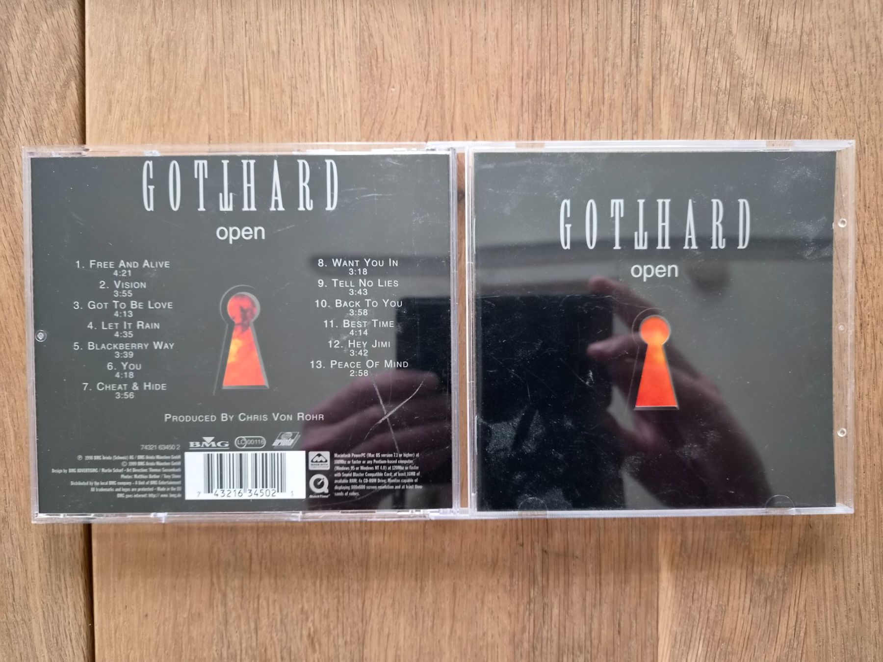 CDs: CD Gotthard - Open, 1998 – D'occasion à Nebikon par Harley-Davidson01
