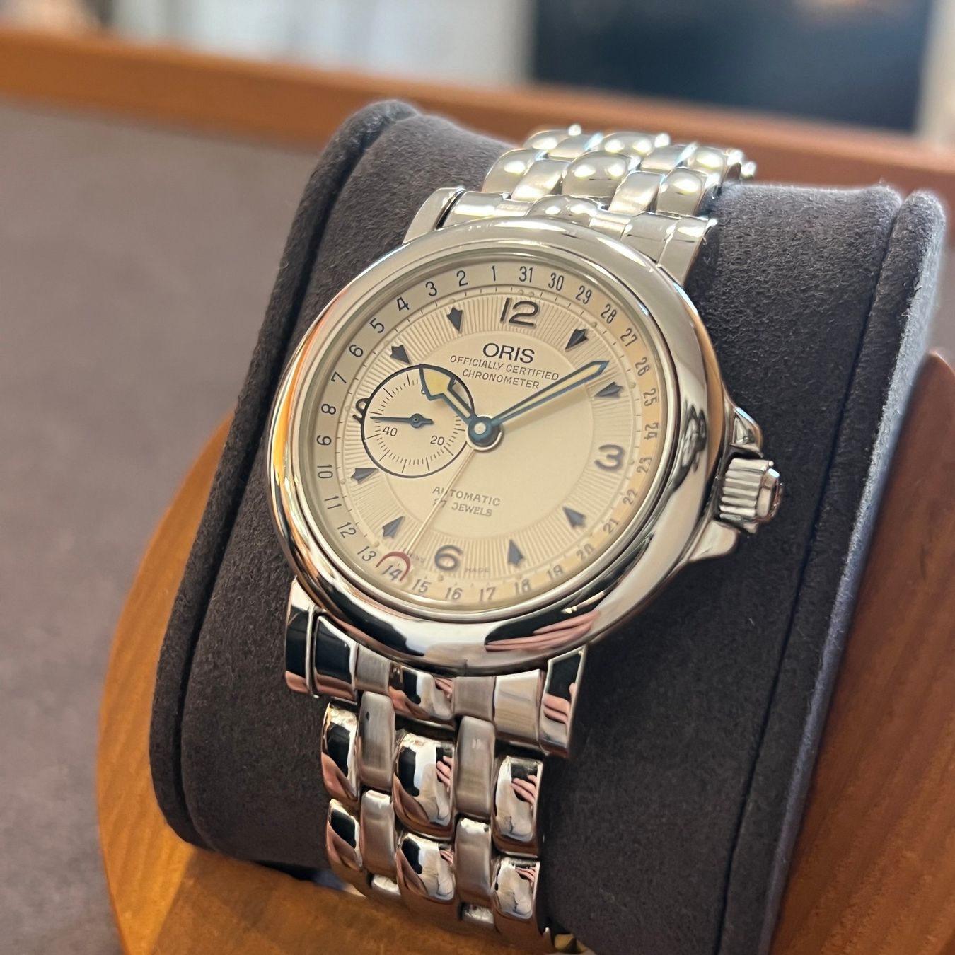 Oris Montres: Oris Pointer Date Automatic Small Second 7467 – D'occasion à Carouge GE par Watchaser 2