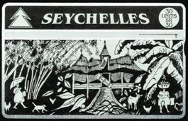 Telefonkarte Seychellen SEY-29 (408A) Case Créole