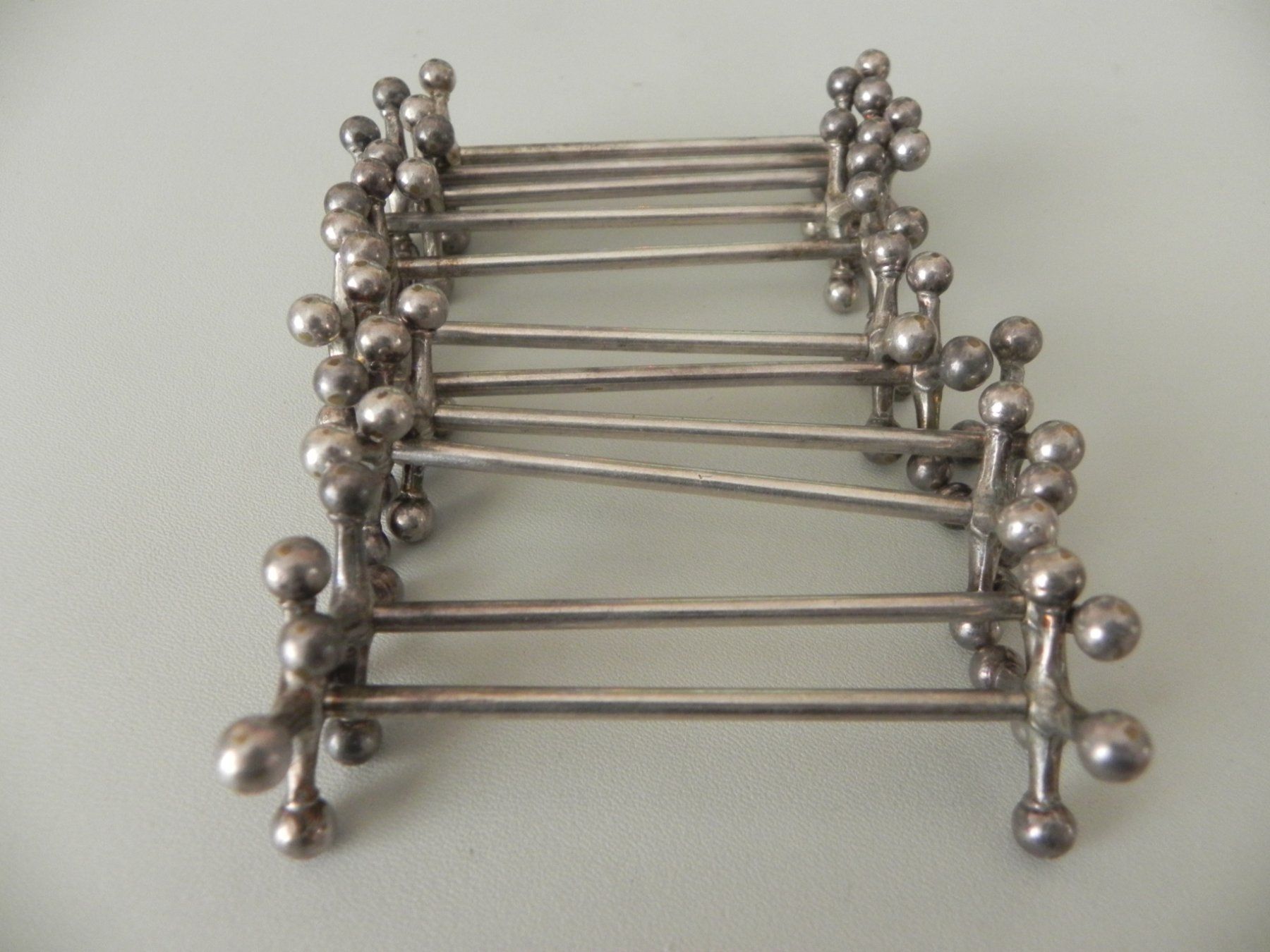 Set di posate: 11 vintage Messerbänkchen/Messerhalter - versilbert – Usato da Minusio venduto da Lory64 5