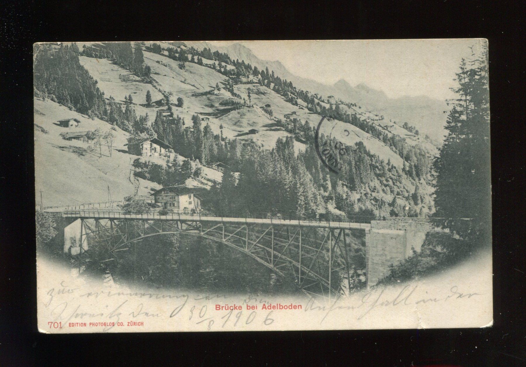 Cartoline postali: Adelboden, Brücke – Usato da Aarau venduto da Elmaar41