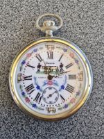 Taschenuhr Urech 17 Jewels Swiss Made mit Bauernmotiv