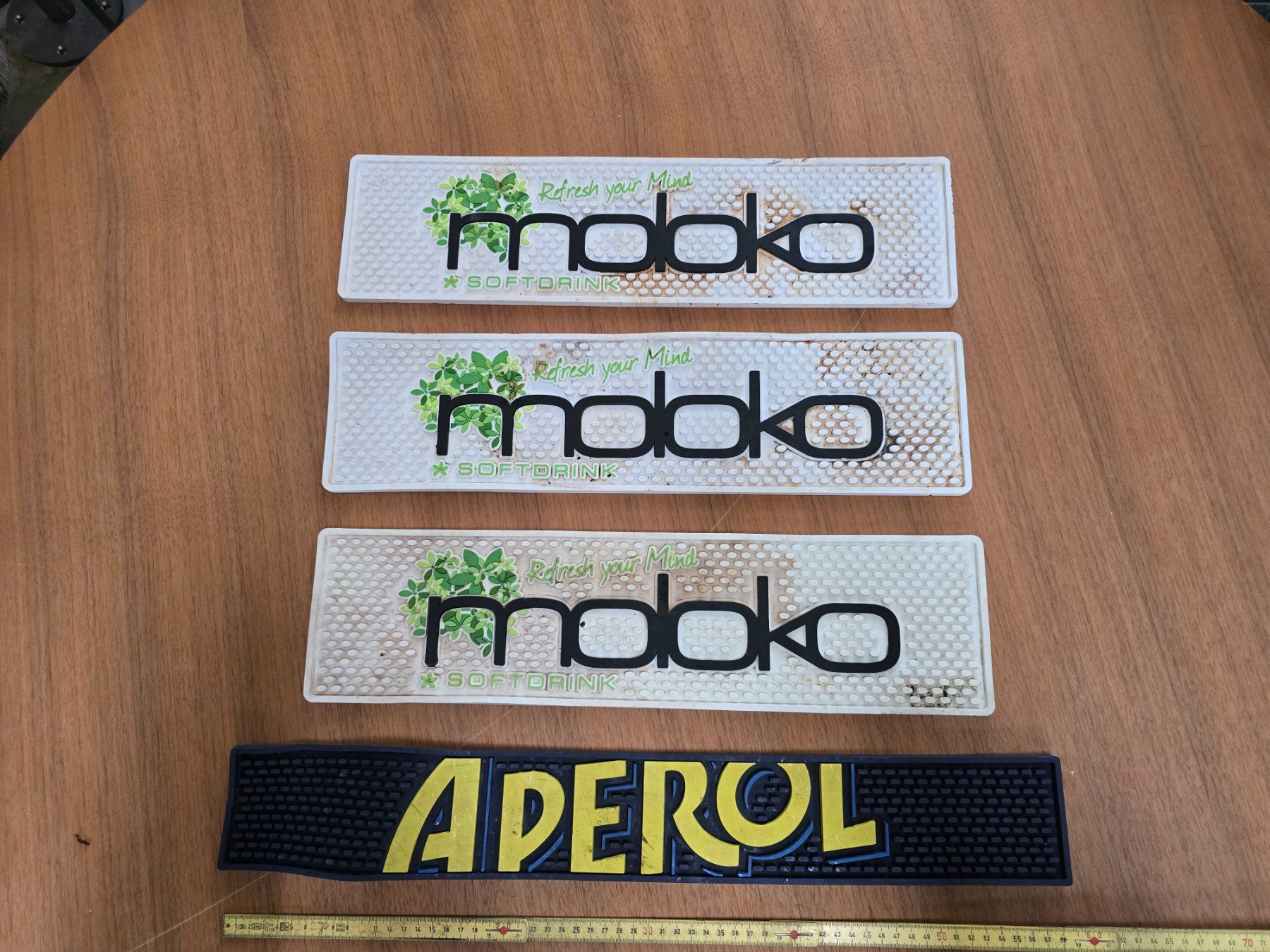 Tappetini fitness: 4x gebrauchte Bar Gummimatten/Abtropfmatten ab 1.- – Usato da KRINAU venduto da Mio_Liqstyle 4