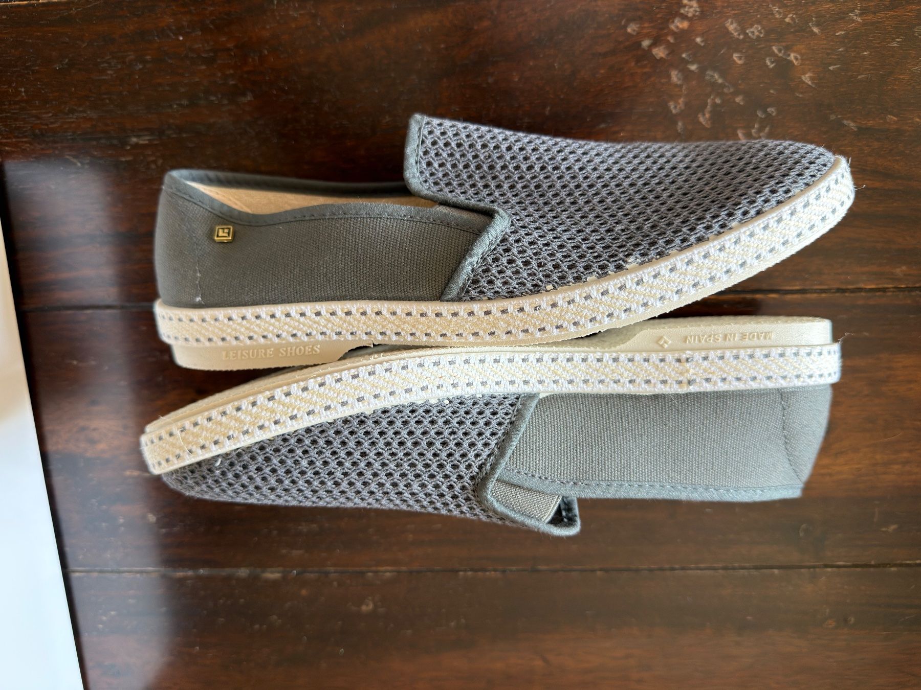 Chaussures hommes: Rivieras Espadrilles Herren Gr. 42, Anthrazit, NEU – D'occasion à Baden par danielgerber76 2