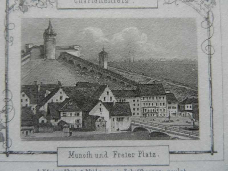 Incisioni: Schaffhausen Souvenirblatt – Usato da Risch venduto da Rischli15 5