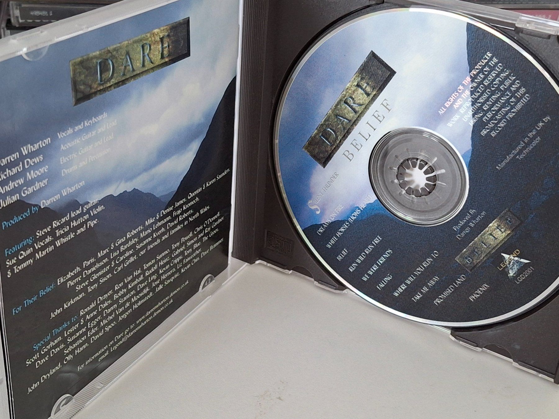 CD: CD Dare - Belief - Rock – Usato da Aarberg venduto da Jackup1 2