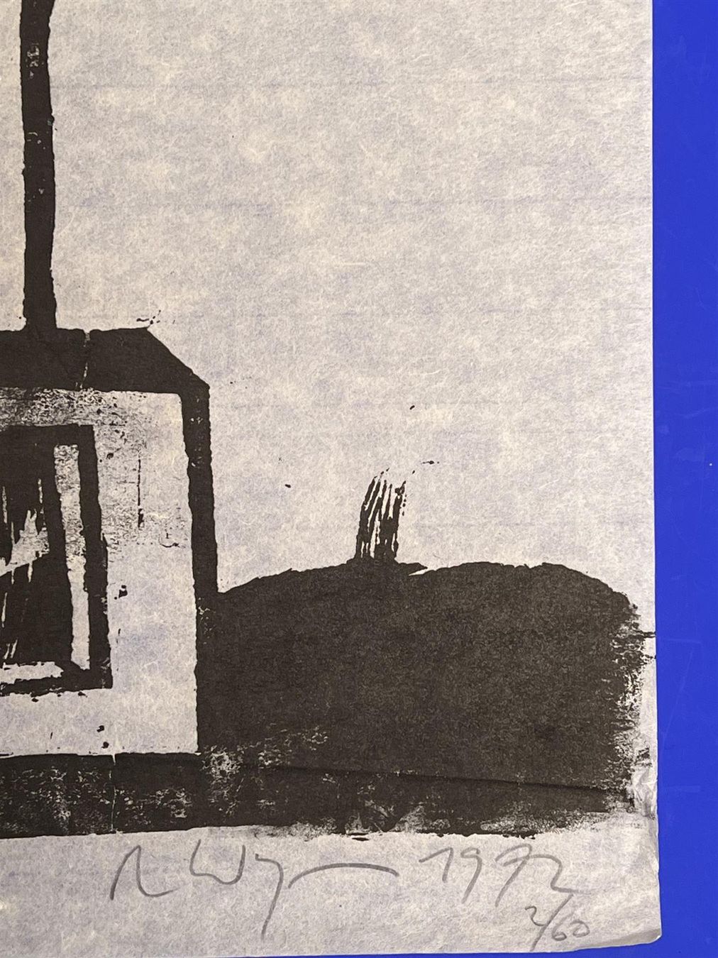 Xilografie: Röbi Wyss riesiger Original-Holzschnitt – Usato da Adliswil venduto da buch_und_kunst 2