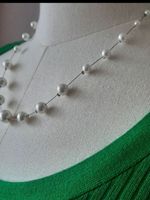 Elegante, zarte Halskette mit Perlen für den Sommer!