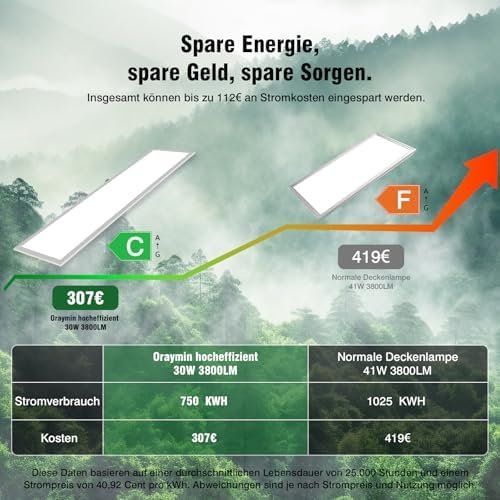 Lampadari & plafoniere: LED Panel Deckenleuchte Dimmbar Fernbedienung 100x25CM – Nuovo e nell'imballaggio originale da Hundwil venduto da pak_7zvn 4