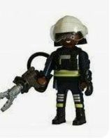Playmobil Figur Feuerwehrmann, Top Zustand,  Serie 22