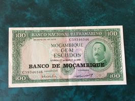Banco de Moçambique 100 Escudos