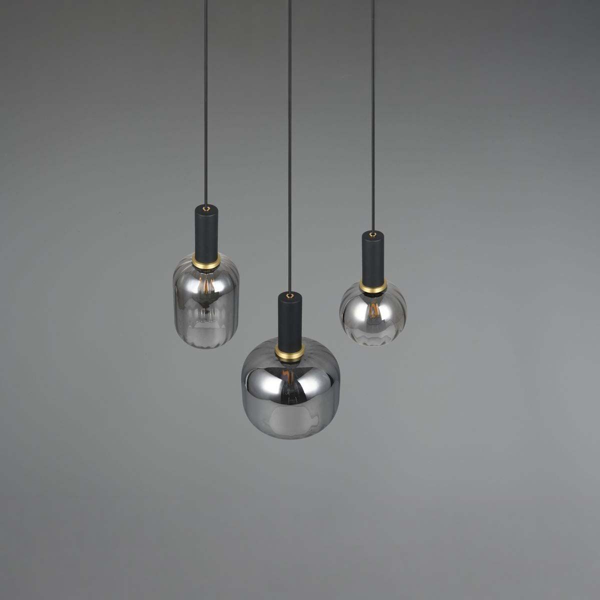 Kronleuchter & Deckenlampen: Pendelleuchte, Metall, Glas, 30 cm Ø – Neu (gemäss Beschreibung) aus Kreuzlingen von Smart-Light 6