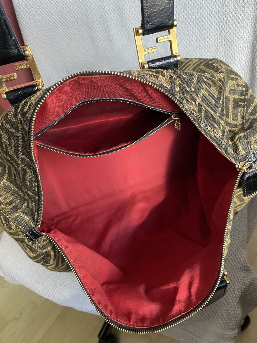 Fendi Borse: Fendi Zucca Boston Bag Medium Vintage – Usato da Sarnen venduto da Kitty2019 7