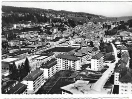 AK Le Locle NE, Luftaufnahme - gelaufen 1966