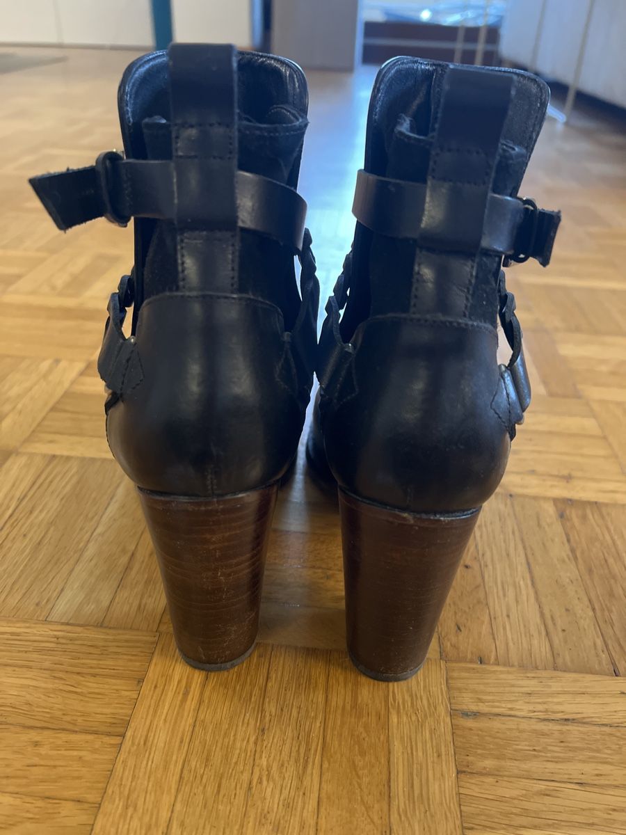 Damenschuhe: Stivaletti neri in pelle 39 – Gebraucht aus Sorengo von LaVale 4