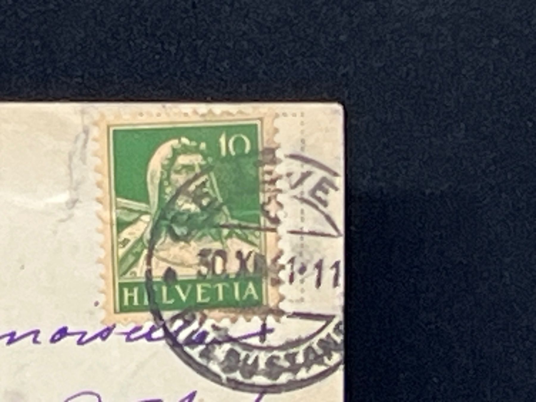 Ansichtskarten: Genève. Point du Mont-Blanc – Gebraucht aus Widnau von Brusi9 1