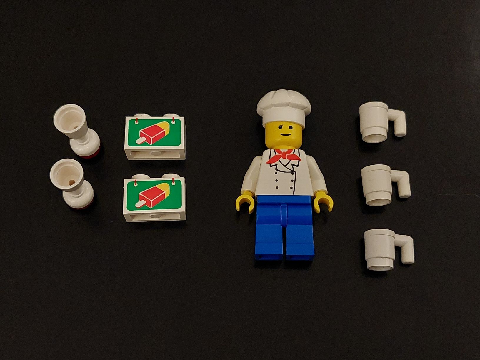 Lego Figuren: Lego Koch ( mit Eis ) – Gebraucht aus Zetzwil von sti_x9xf