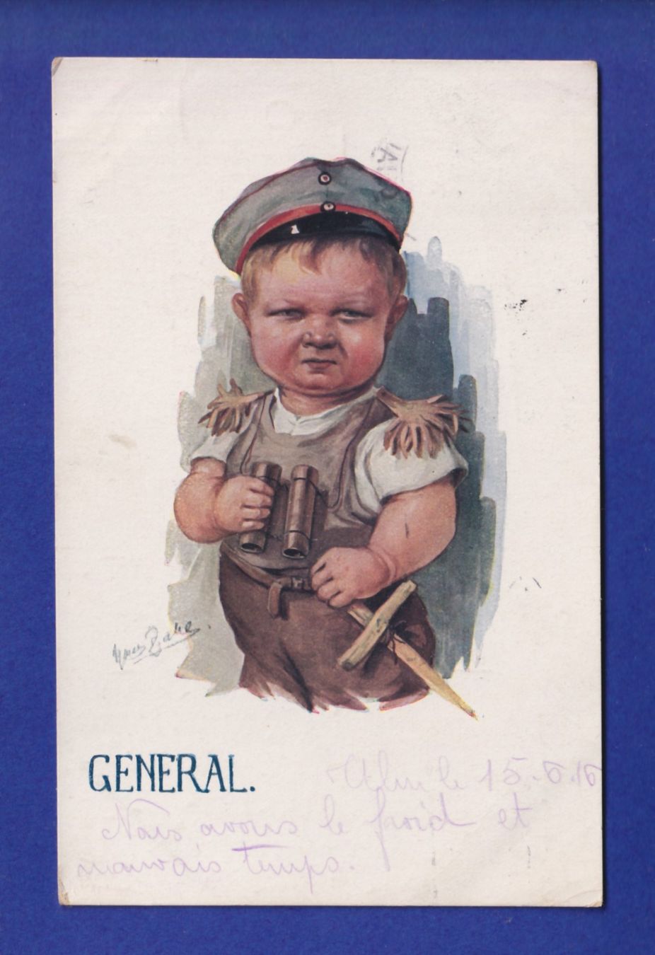 Cartoline postali: ENFANT - Général bébé – Usato da Pully venduto da nicecards-shop