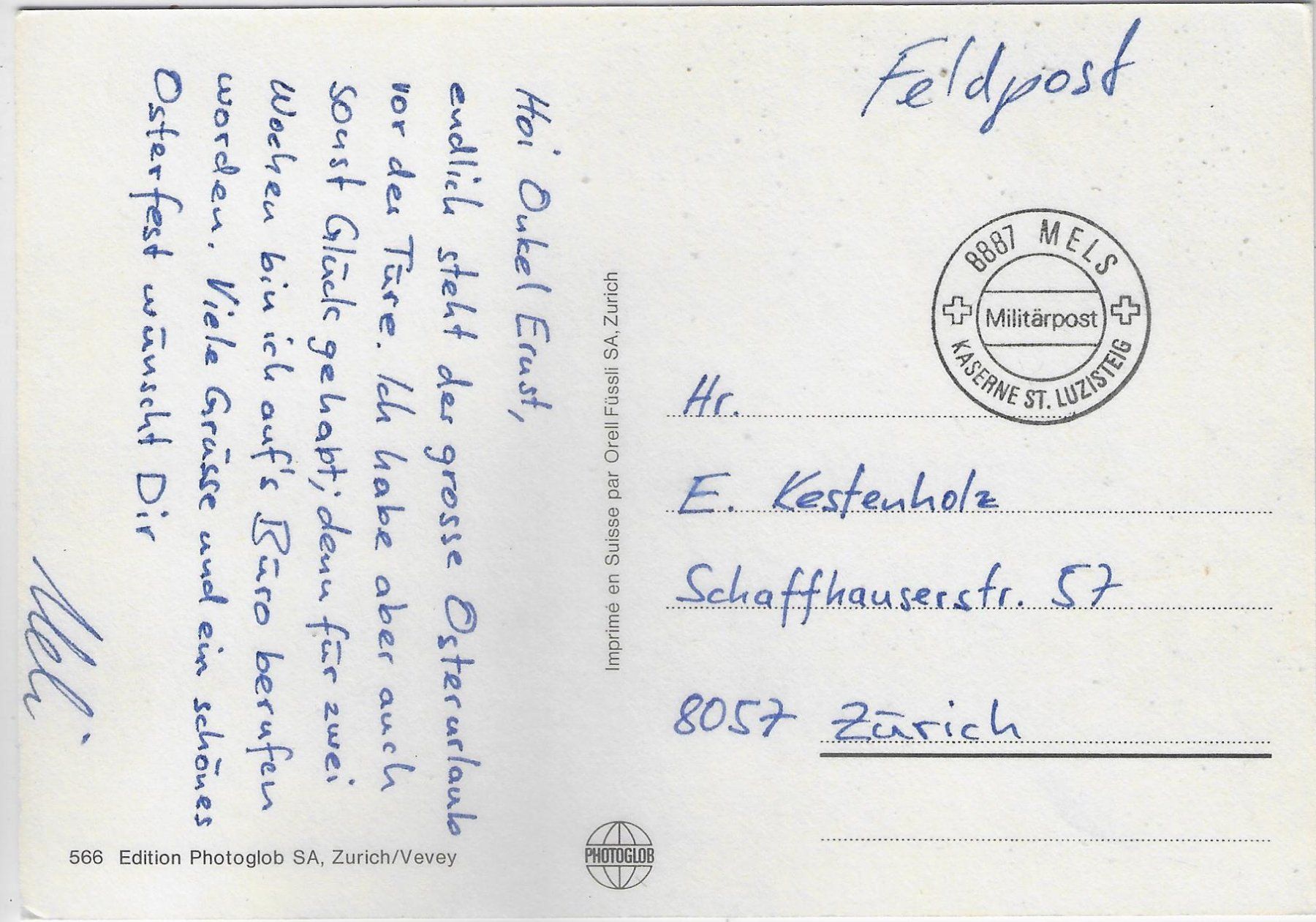 Cartoline postali: Humor Armee Suisse - 3 Mann krank - malades – Usato da Ettingen venduto da Kartenplanet 1