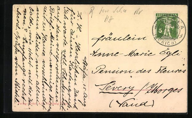 Cartoline postali: Arosa, Ortspartie mit Gasthaus Central – Usato da Berlin venduto da bartko-reher 1