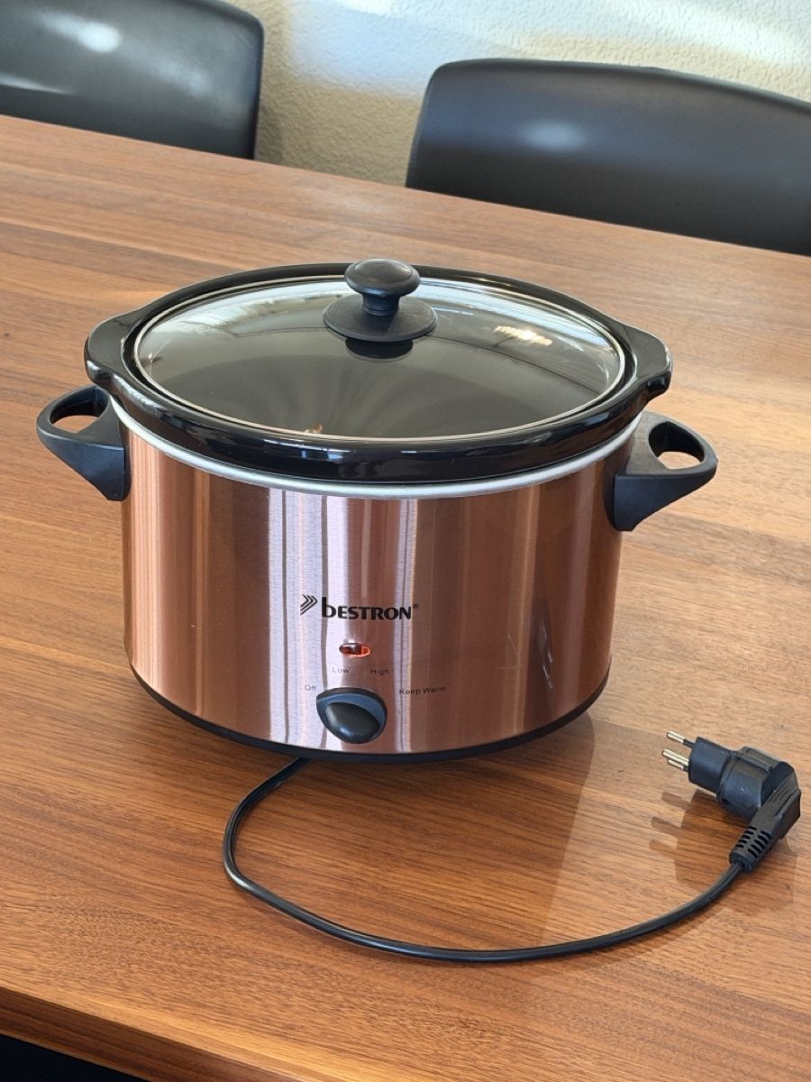 Pentole: Destron Slow Cooker copper glass lid – Usato da Erlenbach ZH venduto da topchick