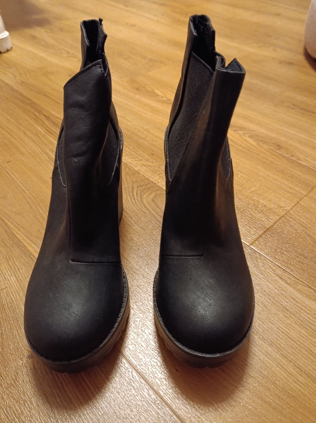 H&M Scarpe da donna: Stiefeletten H&M Devided, Grösse 40, schwarz – Nuovo (secondo la descrizione) da Silvaplana venduto da Suomi3101 2