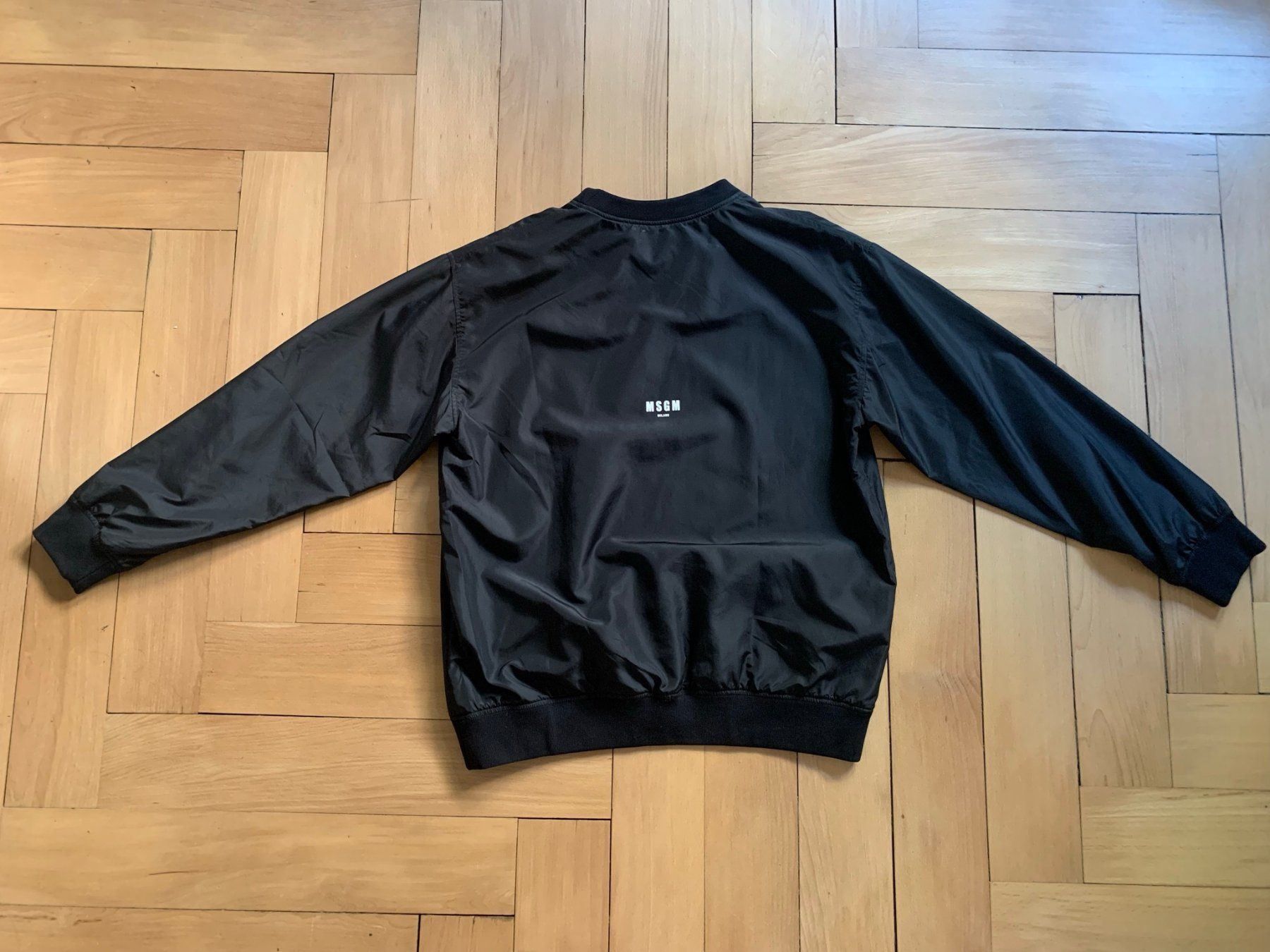 MSGM Pulls & Sweat-shirts: MSGM - Nylon Pullover schwarz 48 – Neuf (Voir description) à Zürich par Diazaio 3