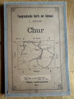 Topographische Karte der Schweiz: Chur. 1: 100 000. 1914
