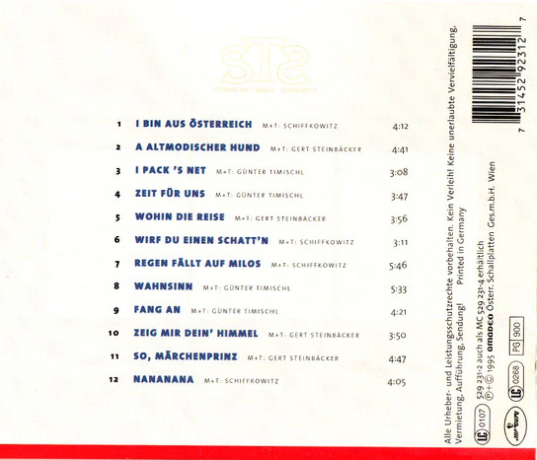 CD: STS – Zeit – Usato da Brunnen venduto da Barfly5 1