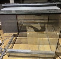 Terrarium Glas mit Beleuchtung gebraucht