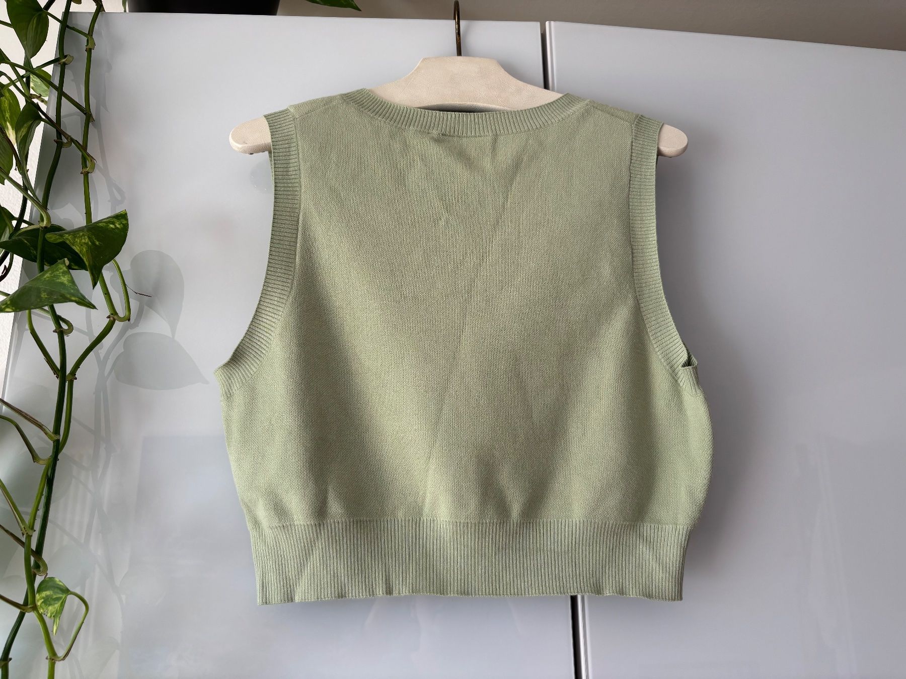 Weekday Gilet & Giacche senza maniche: WEEKDAY "WINDY JACQUARD VEST" Pullunder Gr. M – Usato da Zürich venduto da missmodernage 2