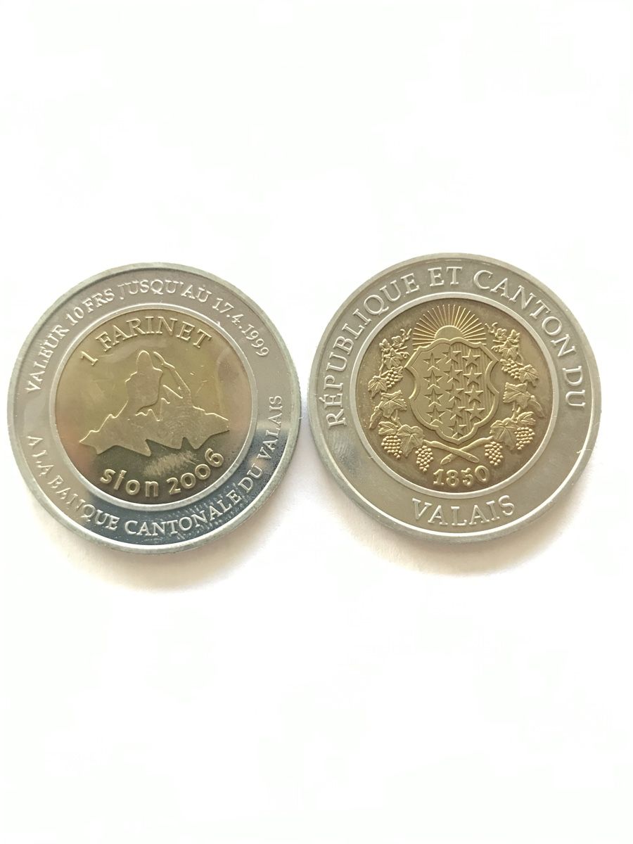 Tutti le monete: Monnaie Cantonale Valais, 1 Farinet 2006 – Nuovo (secondo la descrizione) da Corsier-sur-Vevey venduto da Ginoarturo
