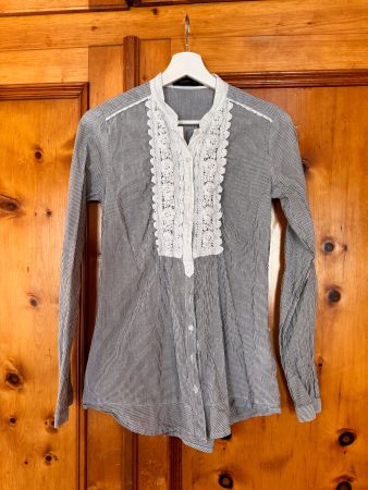Hallhuber Baumwollbluse in Grösse 34 (passt auch 36)