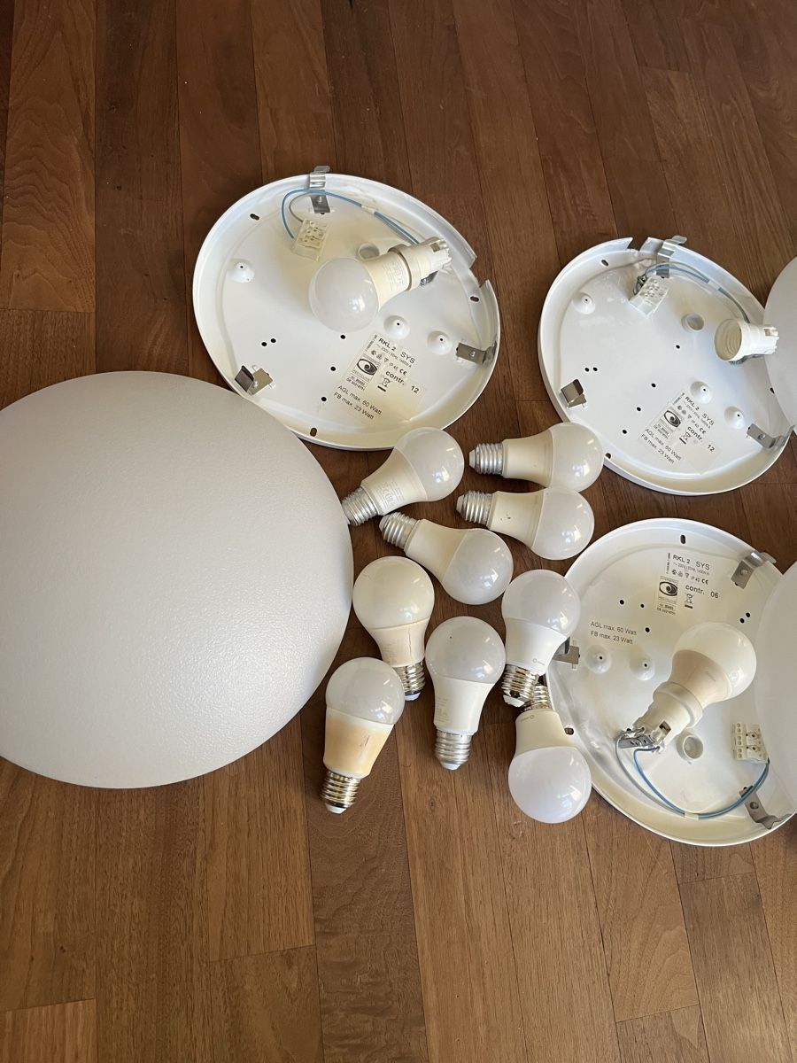 Lampadari & plafoniere: 3x Gebrauchte Deckenlampe mit Leuchtmittel, – Usato da Würenlos venduto da KLG_3TBs 5