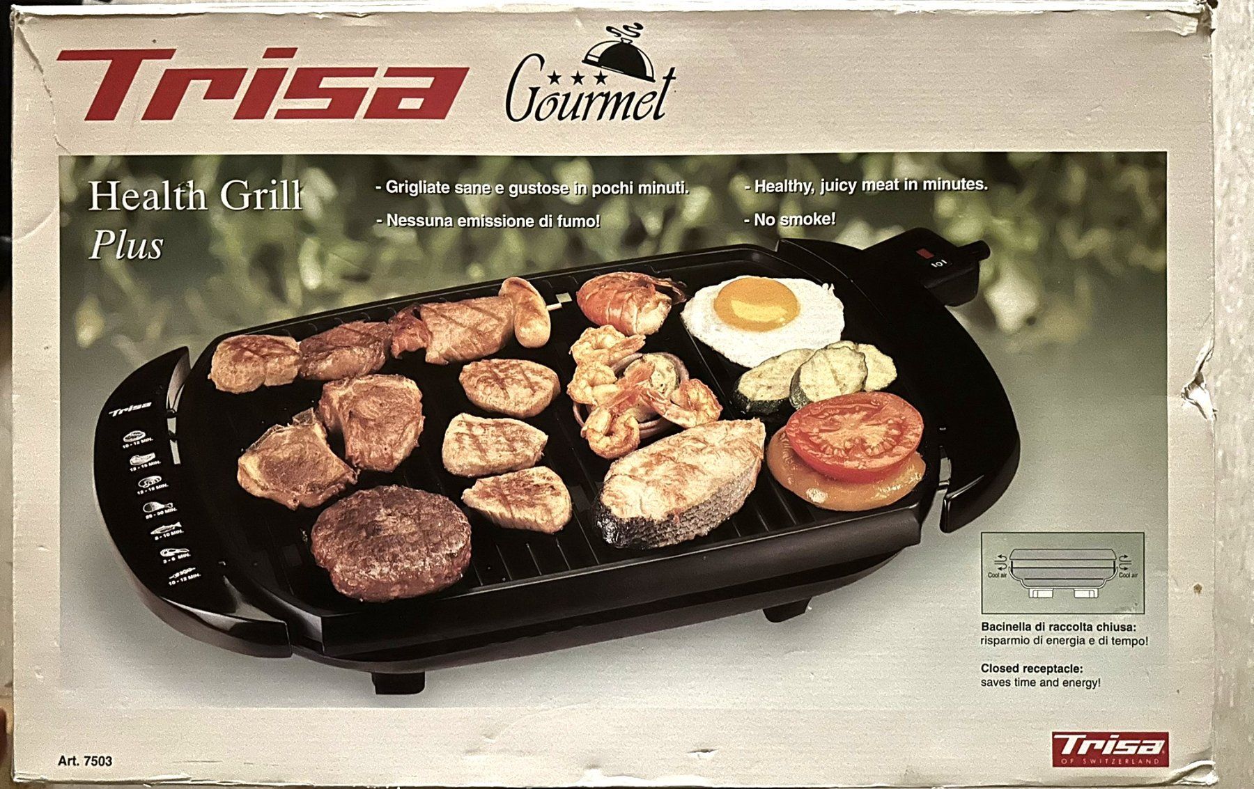 Griglie: Tischgrill Elektro TRISA "Gourmet" – Usato da Däniken SO venduto da Menzif